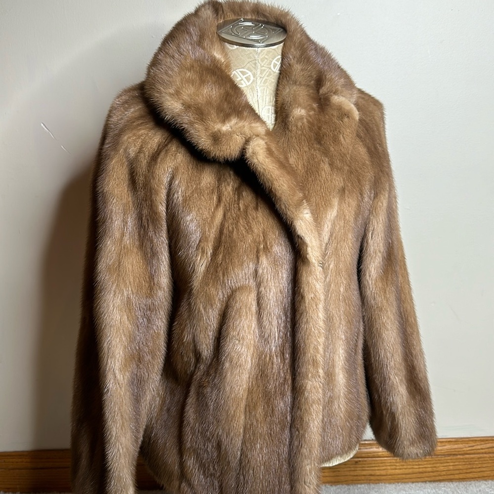 Vintage genuine mink fur jacket great condition